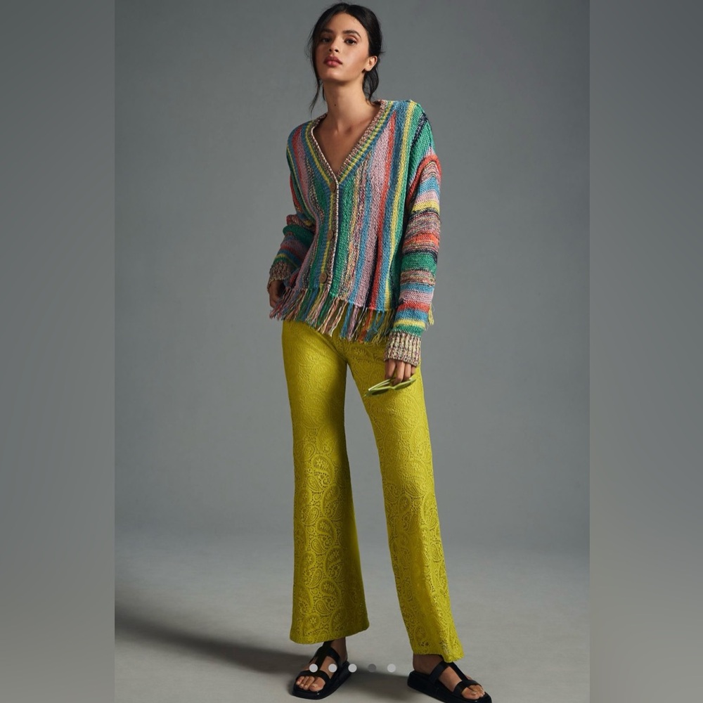 Pilcro Fringed Cardigan Sweater from Anthropologie